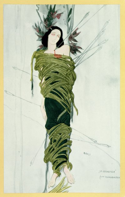 Ida Lvovna Rubinstein in The Martyr of St. Sebastian by Leon Bakst